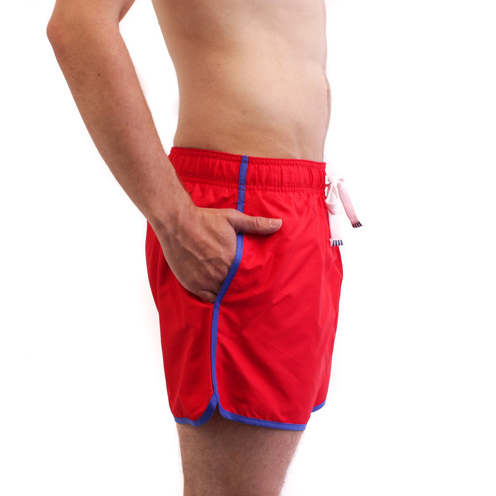 Evolve Red Swim Shorts