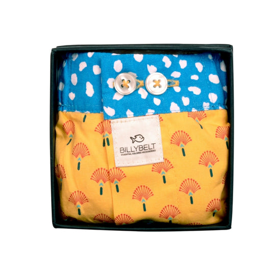 Billybelt Organic Boxer - Yellow Peacock
