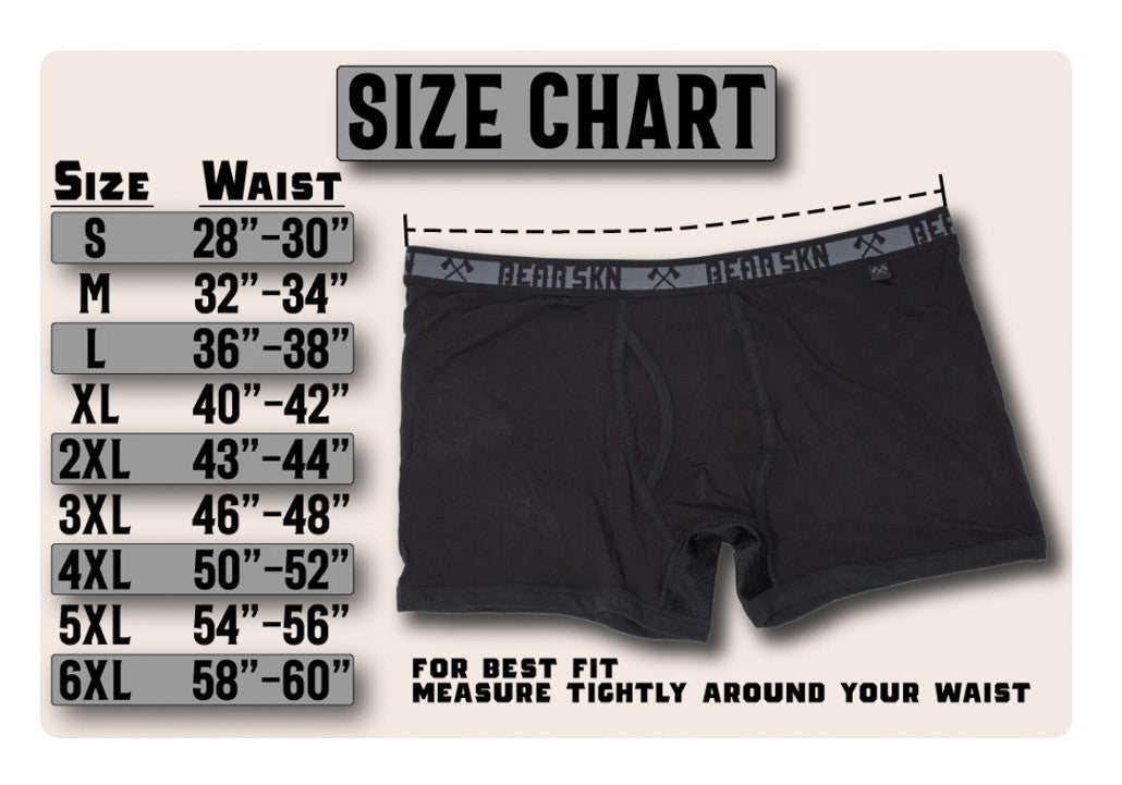 BEAR SKN - Bamboo Boxer Brief - Backwoods Red 2.5