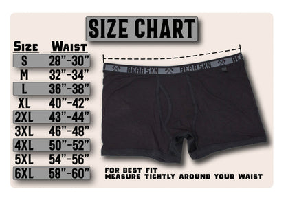 BEAR SKN - Bamboo Boxer Brief - Backwoods Red 2.5