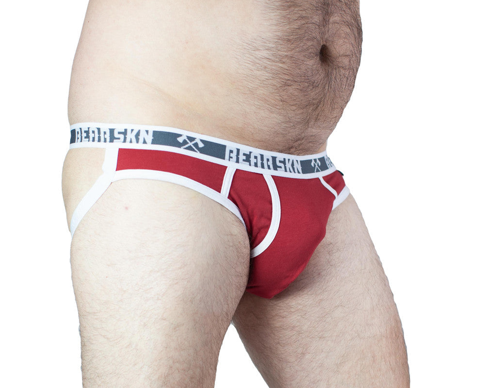 BEAR SKN Jockstrap - Raspberry Lights
