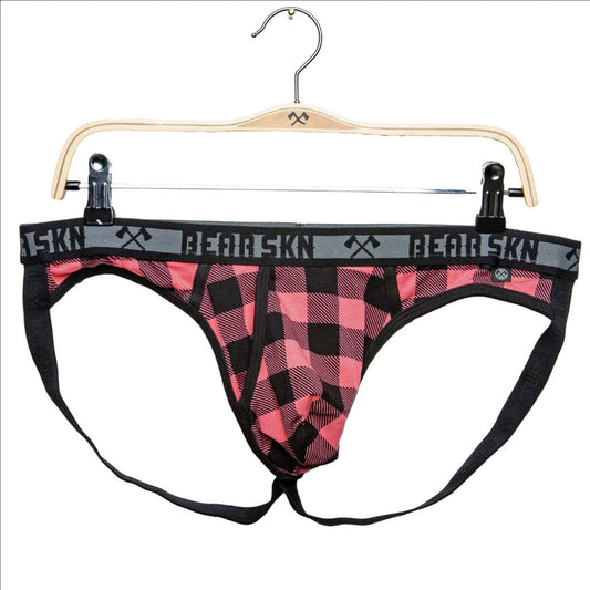 BEAR SKN - Bamboo Jockstrap - Bearbie Pink Backwoods