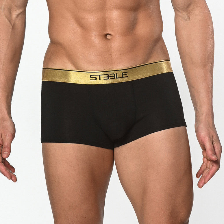 St33le - Bamboo Low Rise Trunk - Black