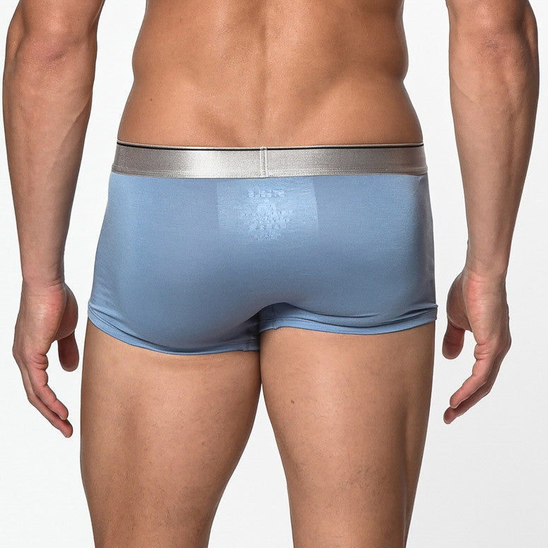 St33le - Bamboo Low Rise Trunk - Dolphin Blue