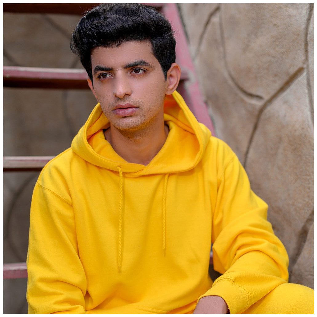 Three Layers - Pullover Hoodie Sweatshirt - Black