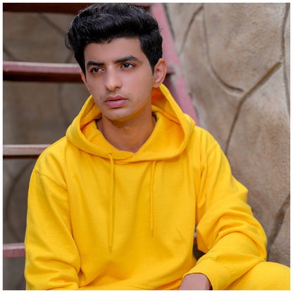 Three Layers - Pullover Hoodie Sweatshirt - Black